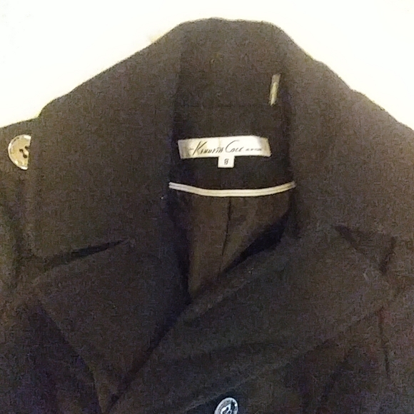 Kenneth Cole double-breasted peacoat size 8 - Picture 2 of 5